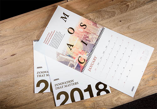 MUSE Advertising Awards - Innovation that Matters - 2018 Calendar